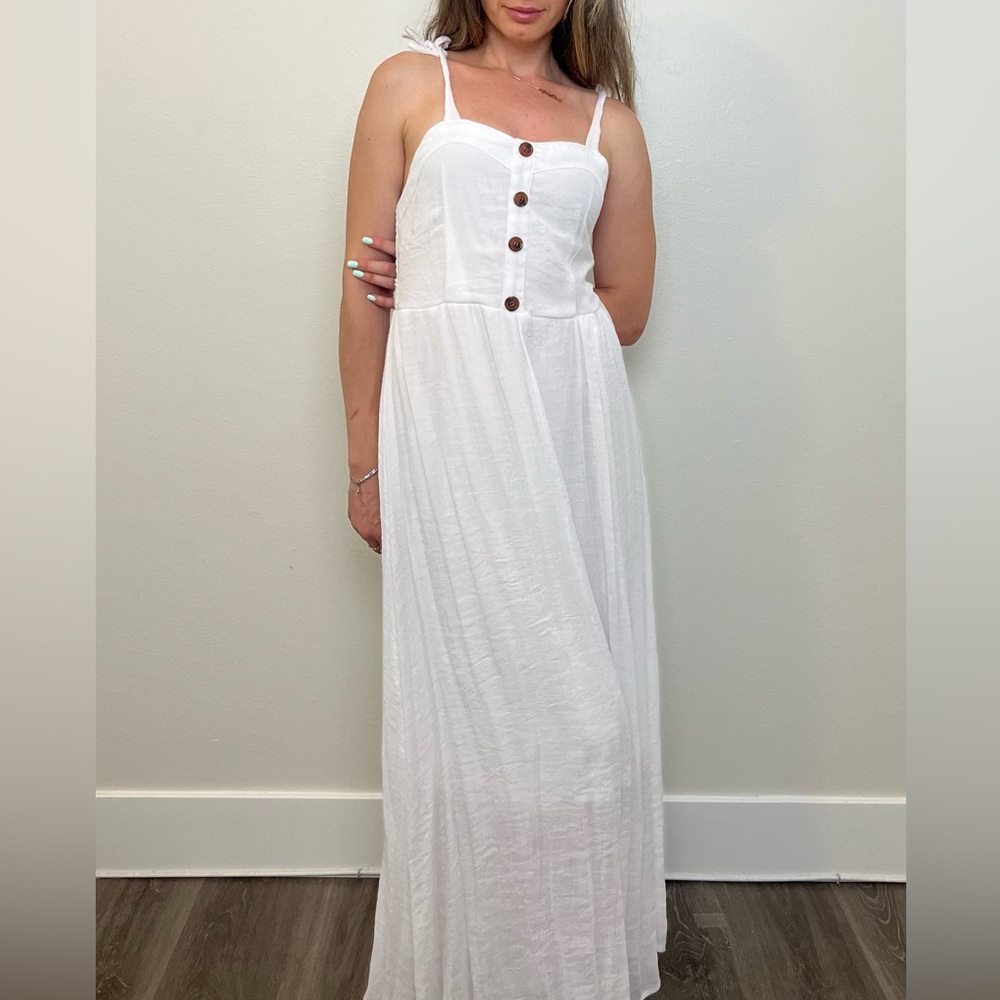 White long dress